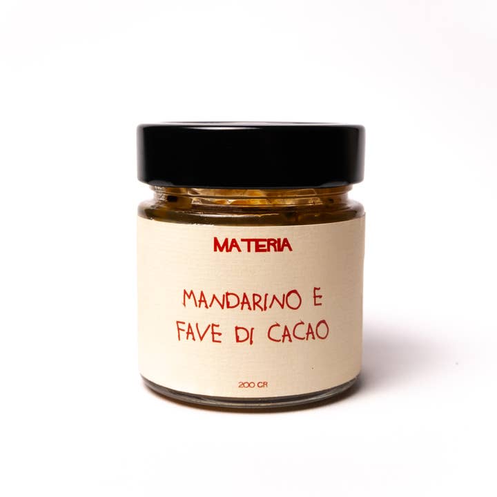 Marmellata di Mandarini e Fave di Cacao per la vendita all'ingrosso da parte di Materia