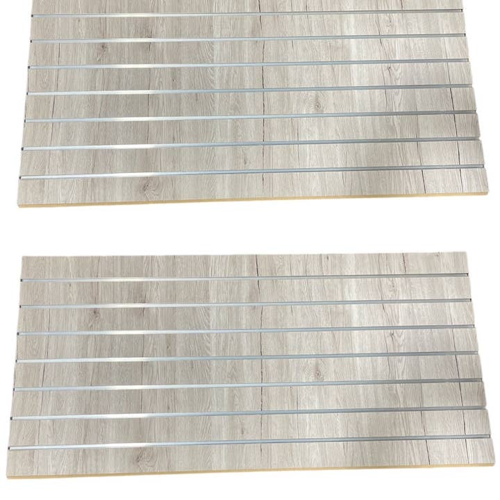 Only Hangers - Wholesale Retailer Display - Accessories - 2' x 4' Barnwood Slatwall Panels (Set of 2)