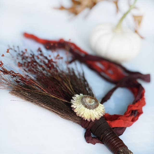 Topanga Window - Wholesale Meditation Supplies - Besom Broom Fall Harvest1
