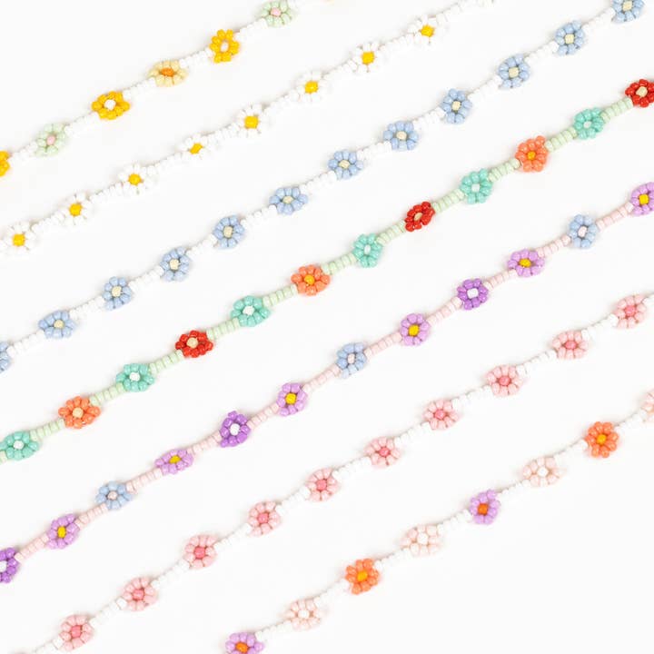 Sessori - Wholesale Beaded/pearl necklace - Tropic Fruit Flower Glass Bead Necklace15