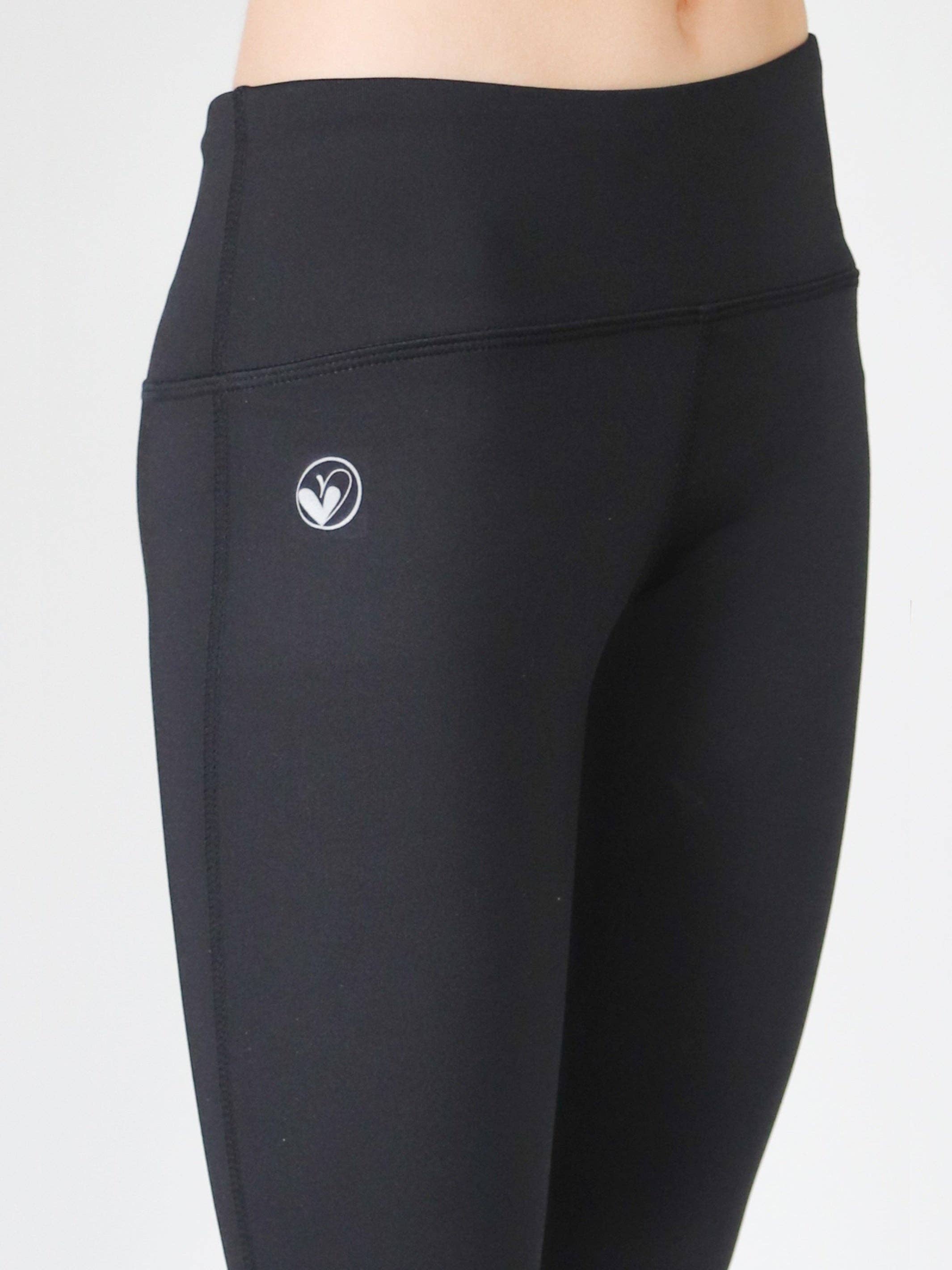 Limeapple - Wholesale Athletic/Lounge Leggings - Kids - Essential Black Activewear Leggings4