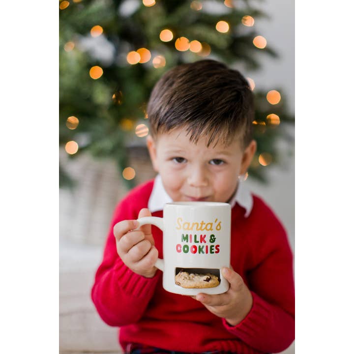 Pearhead - Wholesale Coffee Mug - Santa’s Milk & Cookies Mug, Christmas Mug