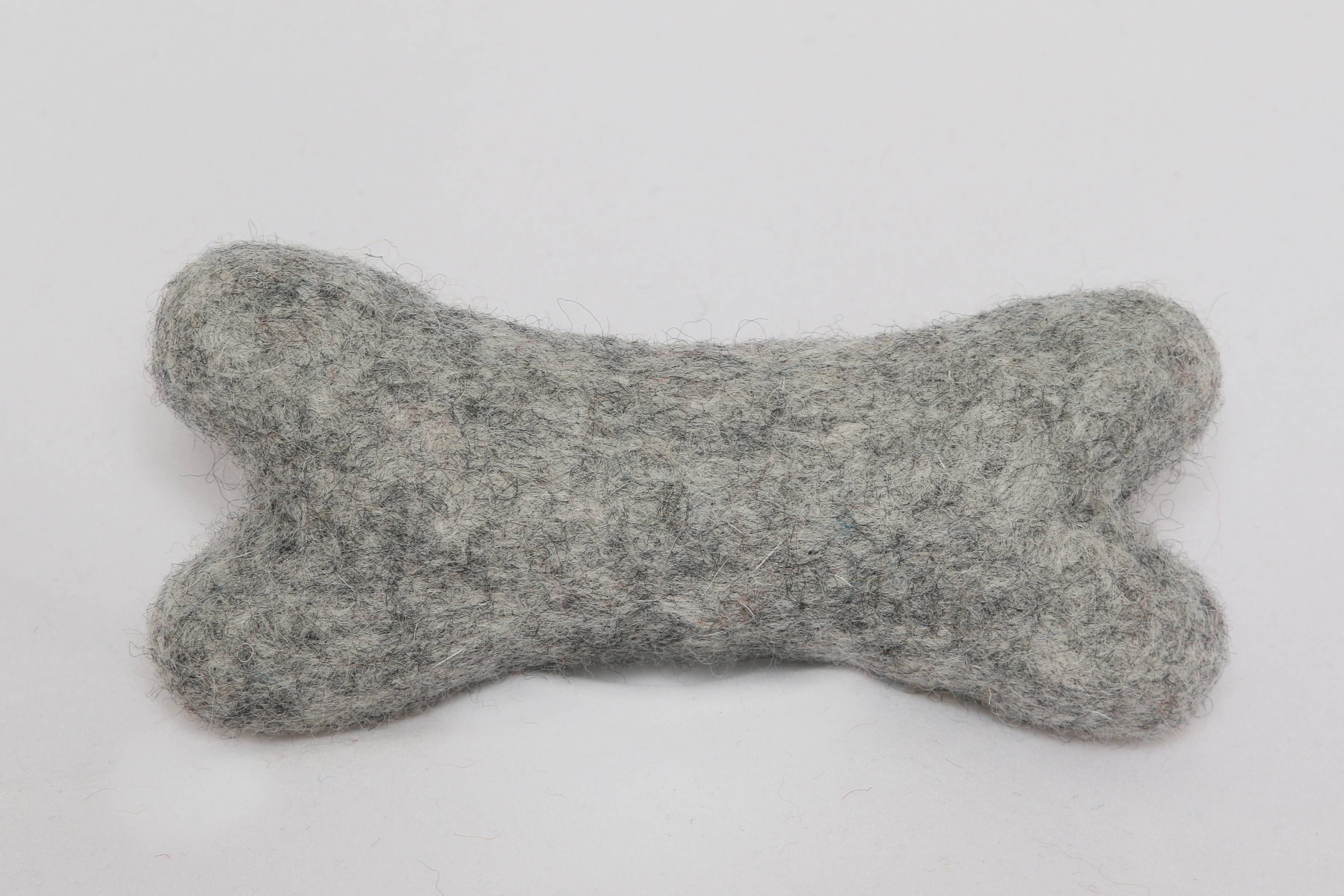 Fibres of Life - Wool & Felt - Wholesale Pet Toy - Dog - Felt Dog Bone Toy 10