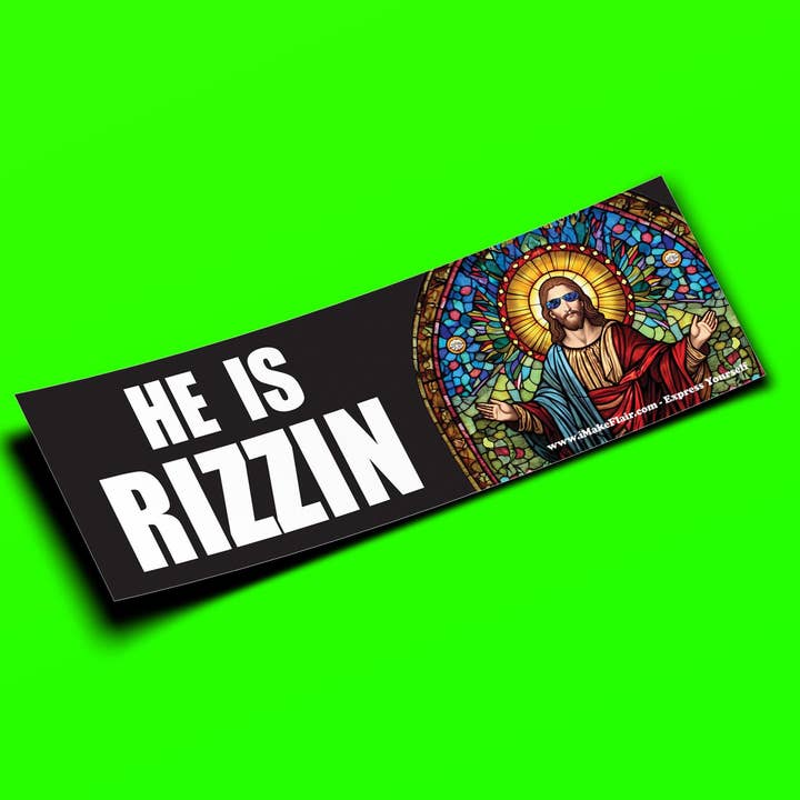 He Is Rizzin Jesus for wholesale by iMakeFlair