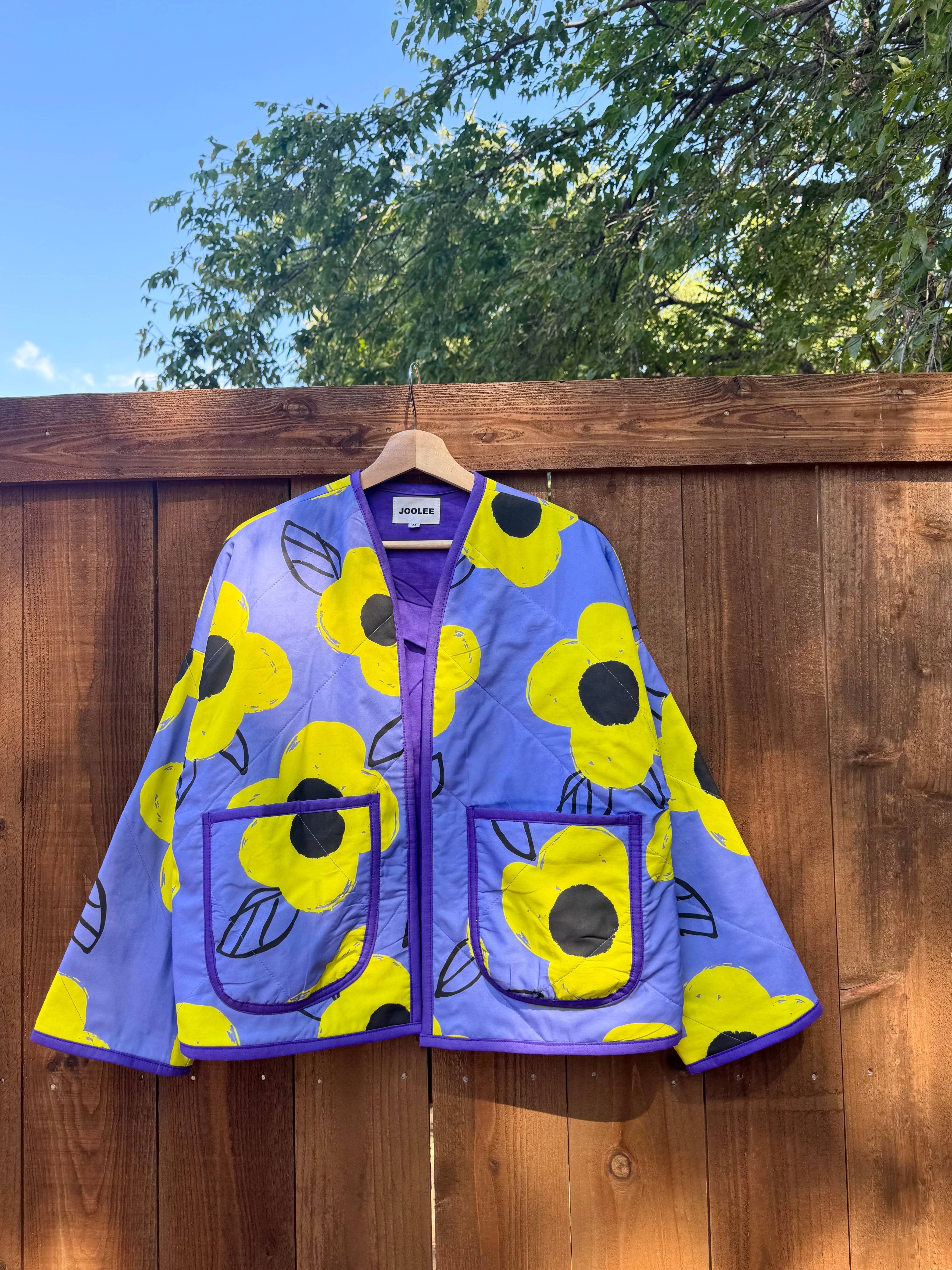 Joolee - Wholesale Jacket - Women's - Purple garden quilting jacket