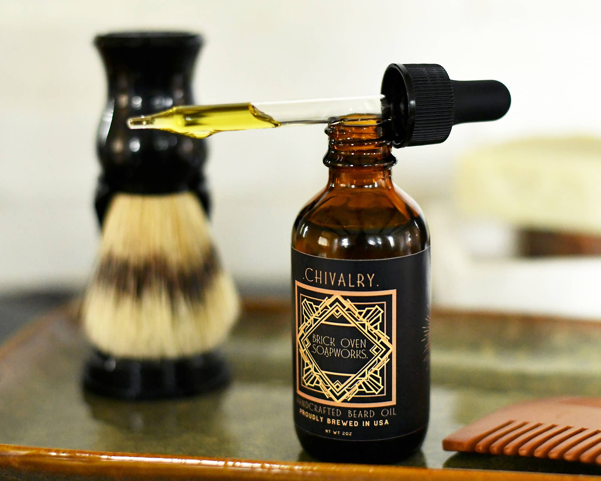 Brick Oven SoapWorks - Wholesale Beard Styling Product - Artisan Beard Oil1