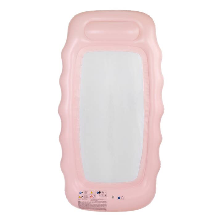 Flamingueo – wholesale Beach accessories – Wavy pink grid float1