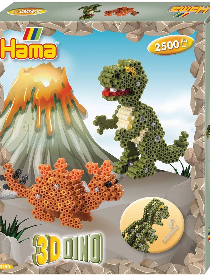 HAMA Geschenkpackung 3-D Dinos für den Großhandel von Hama