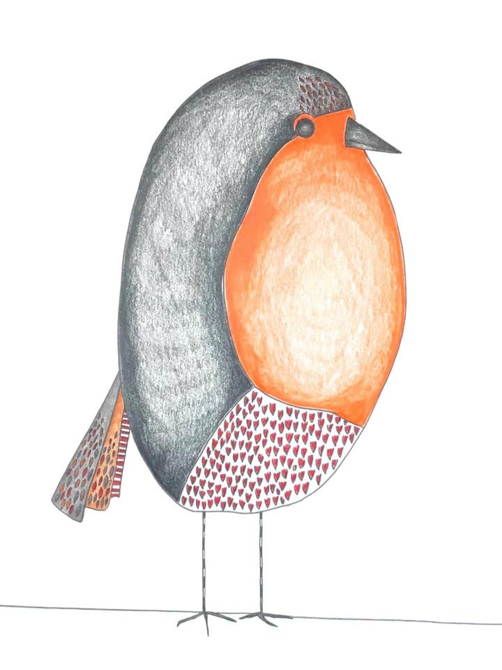 Erica Bird Bird Greeting Card for wholesale by Natchie