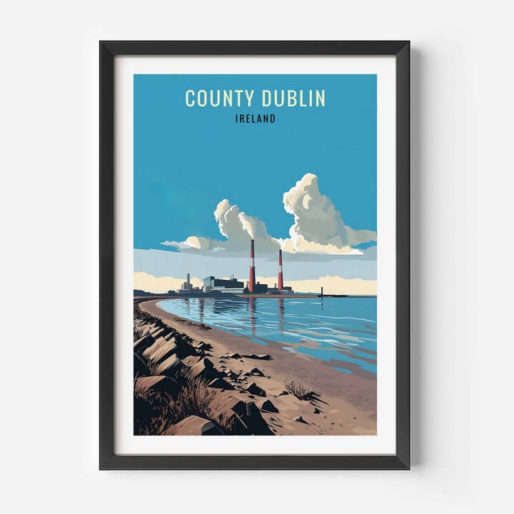 Dublin Impression A4 pour la vente par Breeze & Bubbles