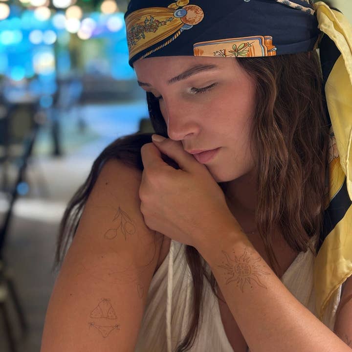 Sioou - Wholesale Temporary Tattoo - Parure de tatouages éphémères : Dolce vita2