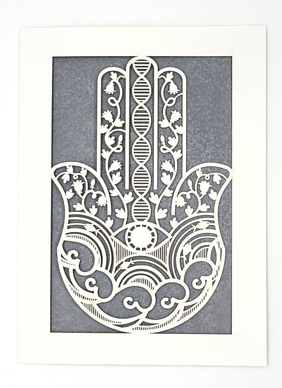 two hermanas - Wholesale Everyday Greeting Card - Hamsa Hand - hand of Fatima3