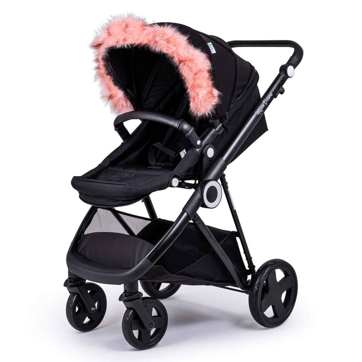 For Your Little One - Wholesale Stroller Cover/Accessory - Baby - Pram Fur Hood Trim Attachment for Pushchair Compatible with Joie5