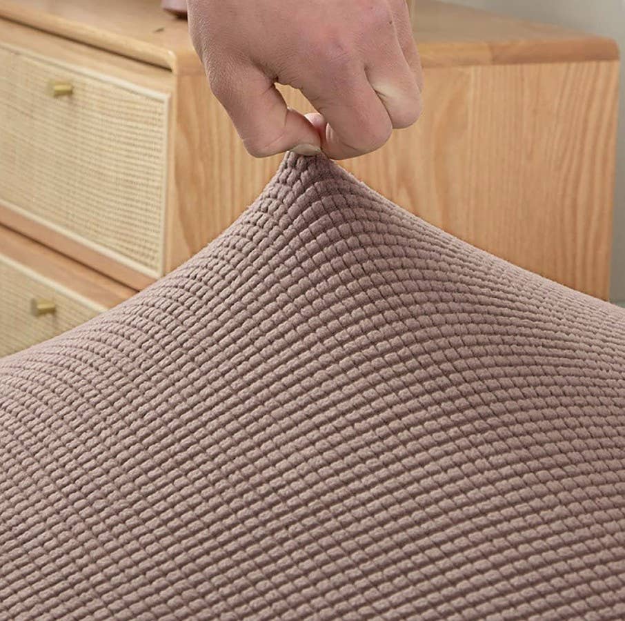 home mart goods - Vente Housses de chaise/canapé - Ensemble de 2 housses extensibles pour chaise de salle à manger, cuisine, bureau10