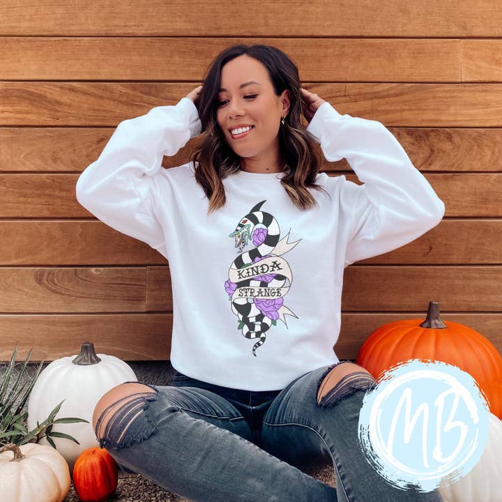 Kinda Strange Adult Sweatshirt for wholesale by MelonBerry