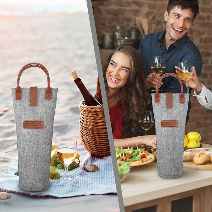 OPUX - Wholesale Wine tote - 1 Bottle Classic Wine Carrier Bag55