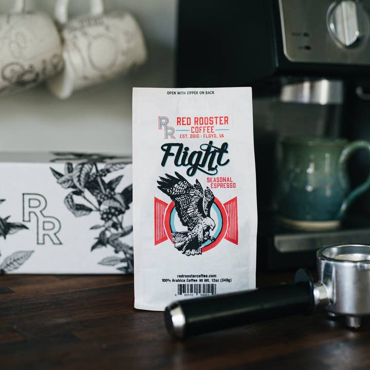 Red Rooster Coffee Roaster - Wholesale Coffee Beans - Flight Seasonal Espresso Blend Medium-Light Roast Coffee1