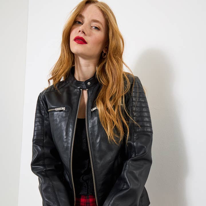 Victoria Rits Bikerjack voor wholesale door Joe Browns