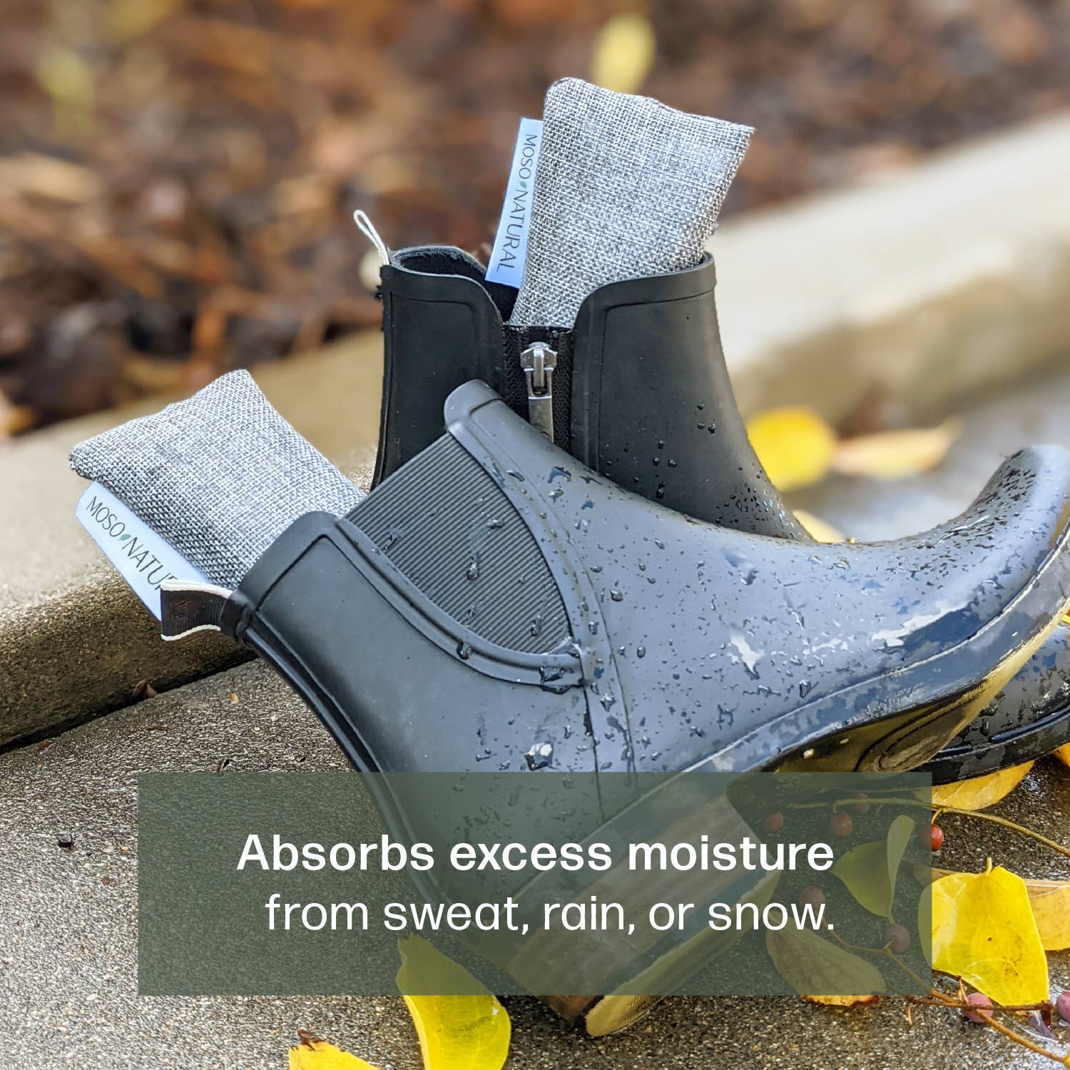 Moso Natural - Vente Déodorant/spray pour chaussures - Désodorisants pour chaussures et équipements de sport avec charbon de bambou, lot de 28