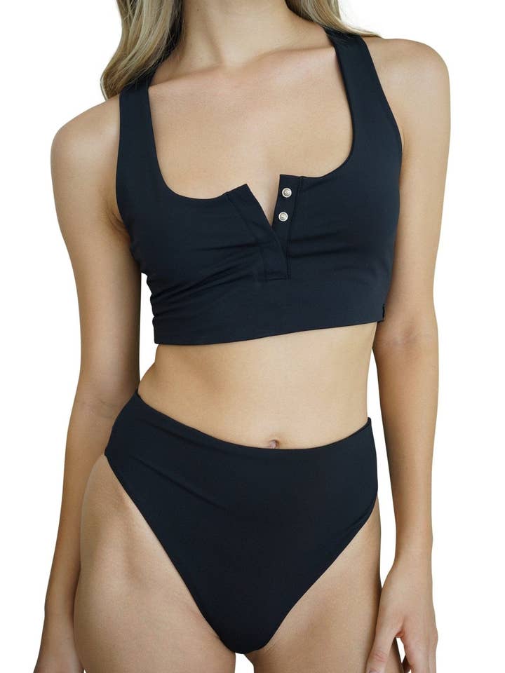 Hvar High Thigh Bikini Bottoms for wholesale by Ekoluxe