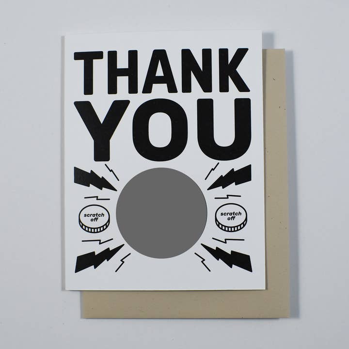 Biglietto di ringraziamento «Owe you» per la vendita all'ingrosso da parte di City of Industry