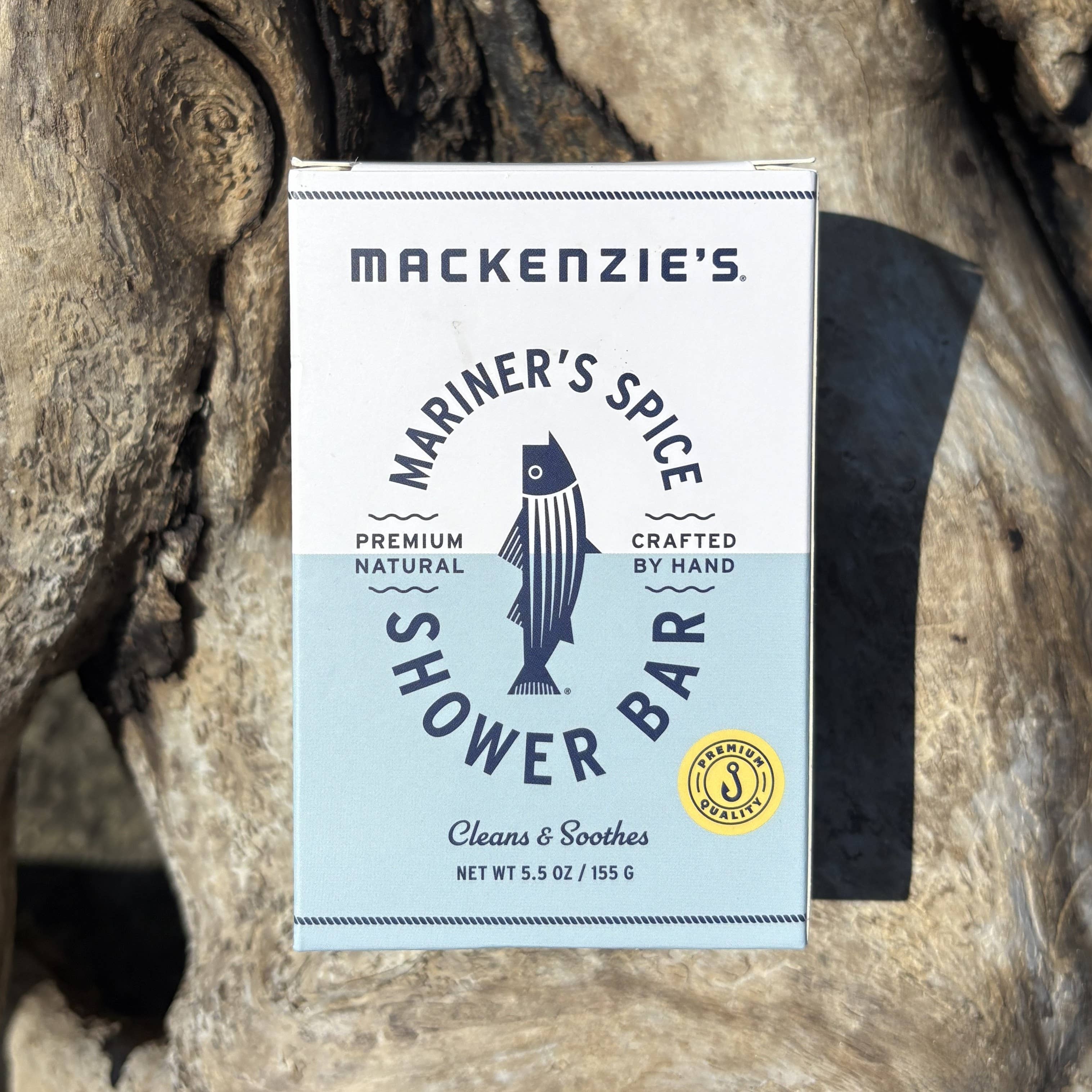 MacKenzie's Fisherman - Wholesale Bar Soap - Mariner's Spice Shower Bar- 5.5 oz (12 qty)1