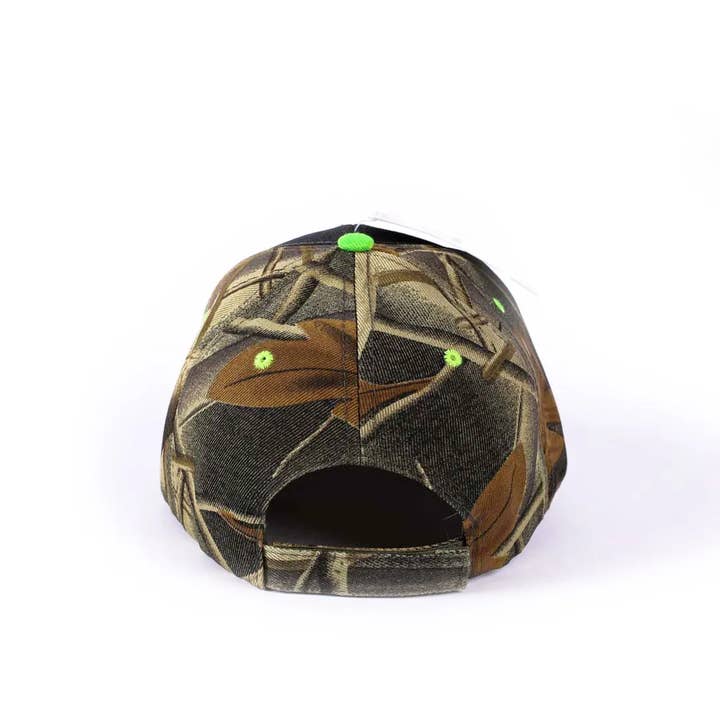 Swanson Christian Products - Wholesale Baseball Cap - Unisex - Hat - Black & Camo - Fisher Of Men1