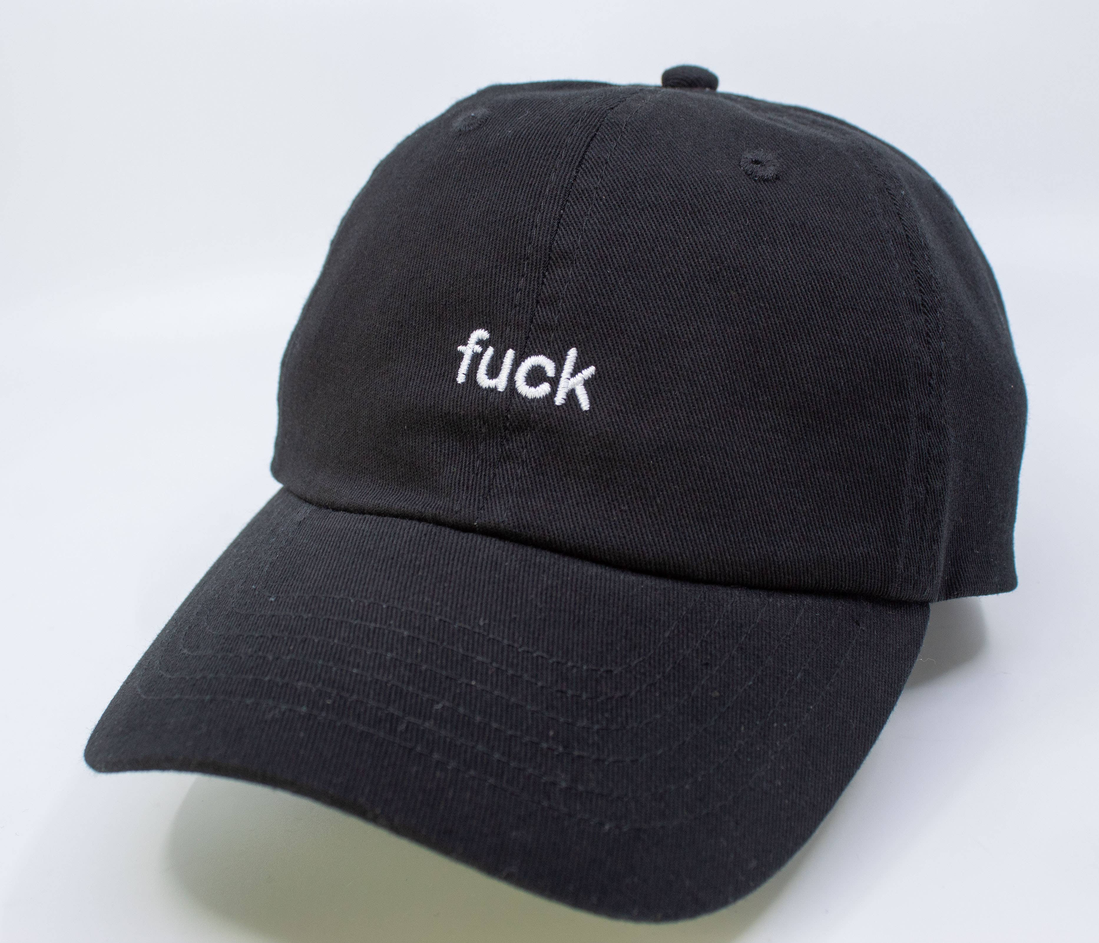 Standard Goods - Wholesale Baseball Cap - Unisex - Fuck Embroidered Hat1