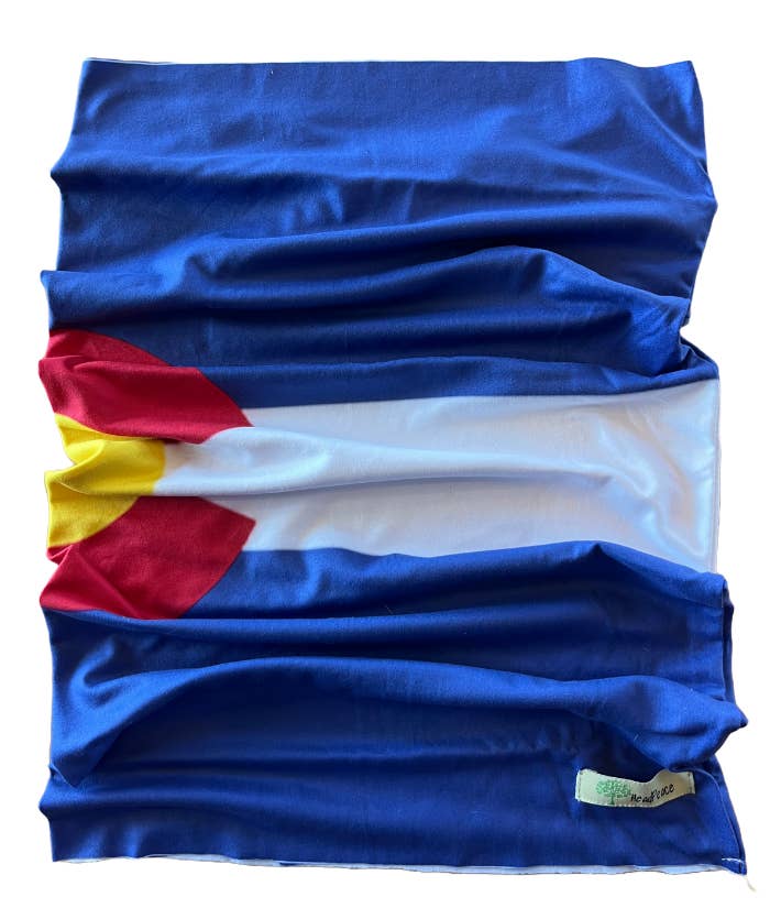 HeadPeace - Wholesale Neck Gaiter/Snood - Unisex - Ethically-Made Neck Gaiter--Colorado Flag