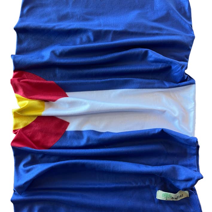 HeadPeace – wholesale Neck Warmer/Snood - Unisex – Ethically-Made Neck Gaiter--Colorado Flag