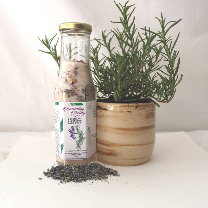 Bath Soak Rosmarin og Lavendel for engroshandel hos Recreating Society