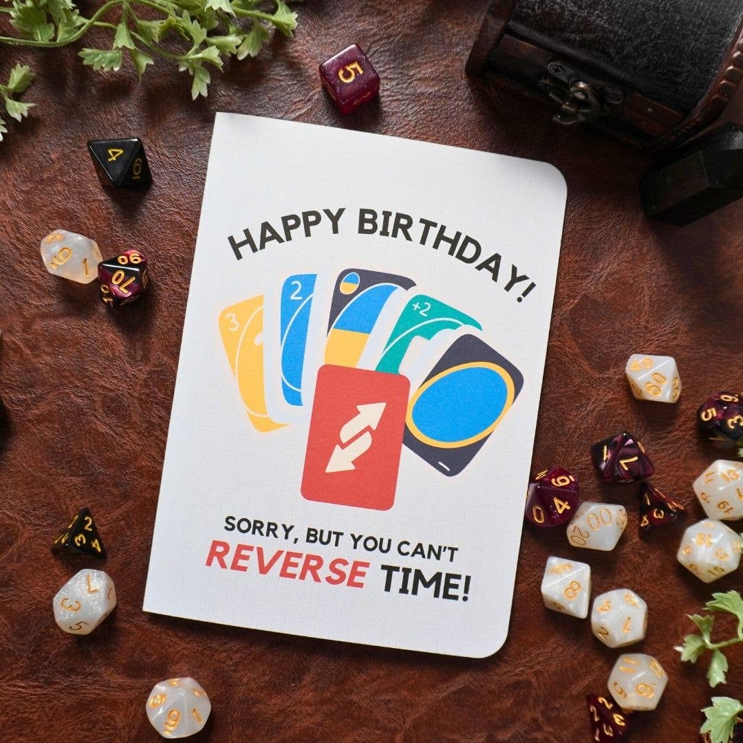 Minva Tabletop Design Co - Wholesale Birthday Card - Board Game UNO Birthday Card3