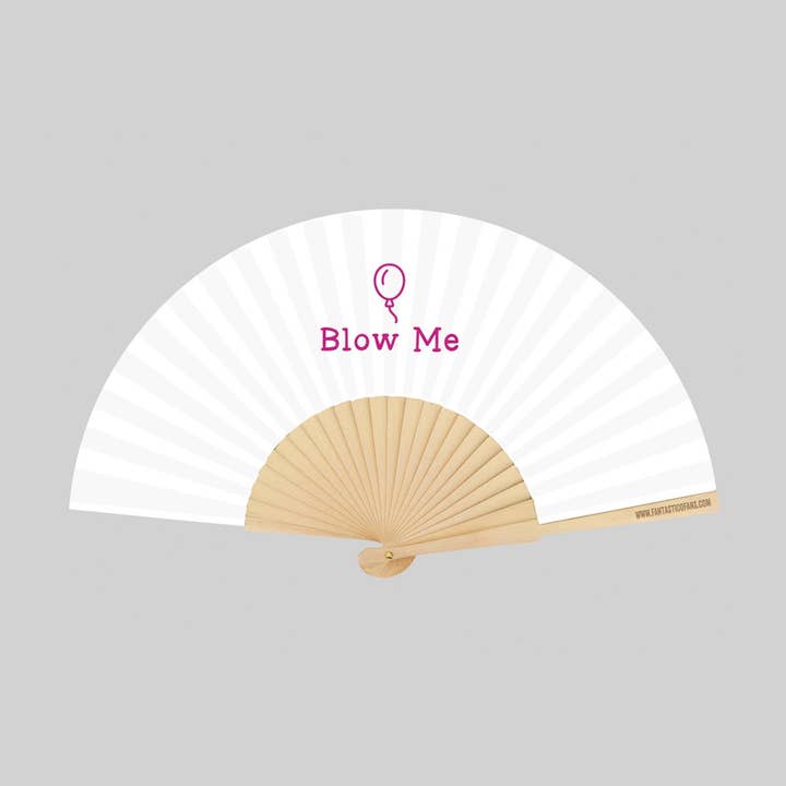 Blow Me Cheeky Icon 23 cm fläkt för wholesale av Fantastico Fans