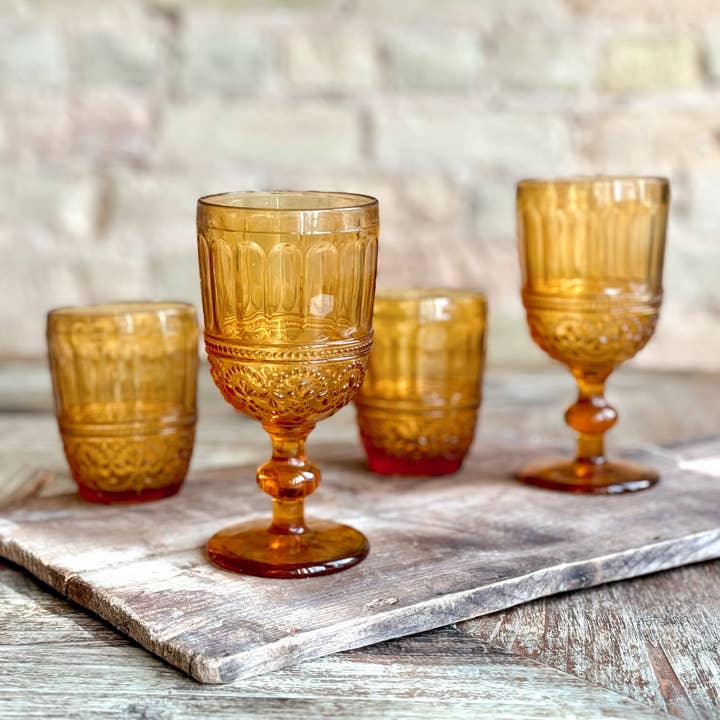 Patina Vie - Wholesale Wine glass - Lyon Amber Goblet1