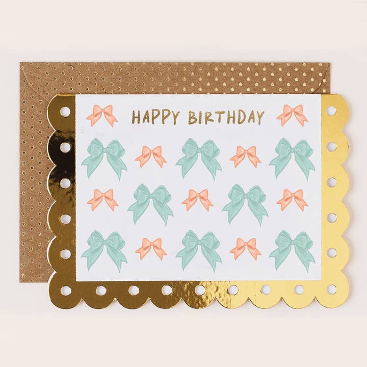 Verjaardagskaart Strik Herhaal voor wholesale door Apple & Clover