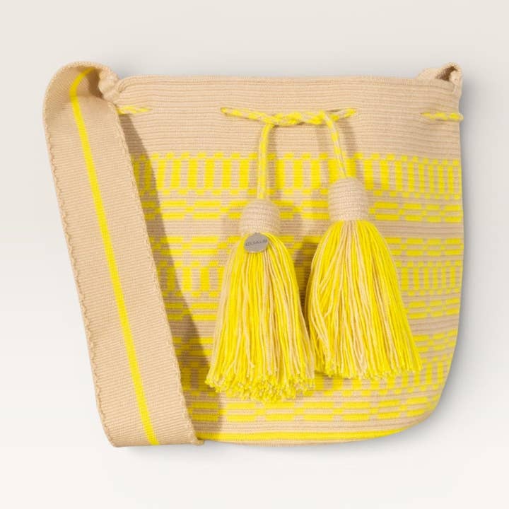 Geometric crossbody bag M | Pineapple for wholesale by Guajii Design