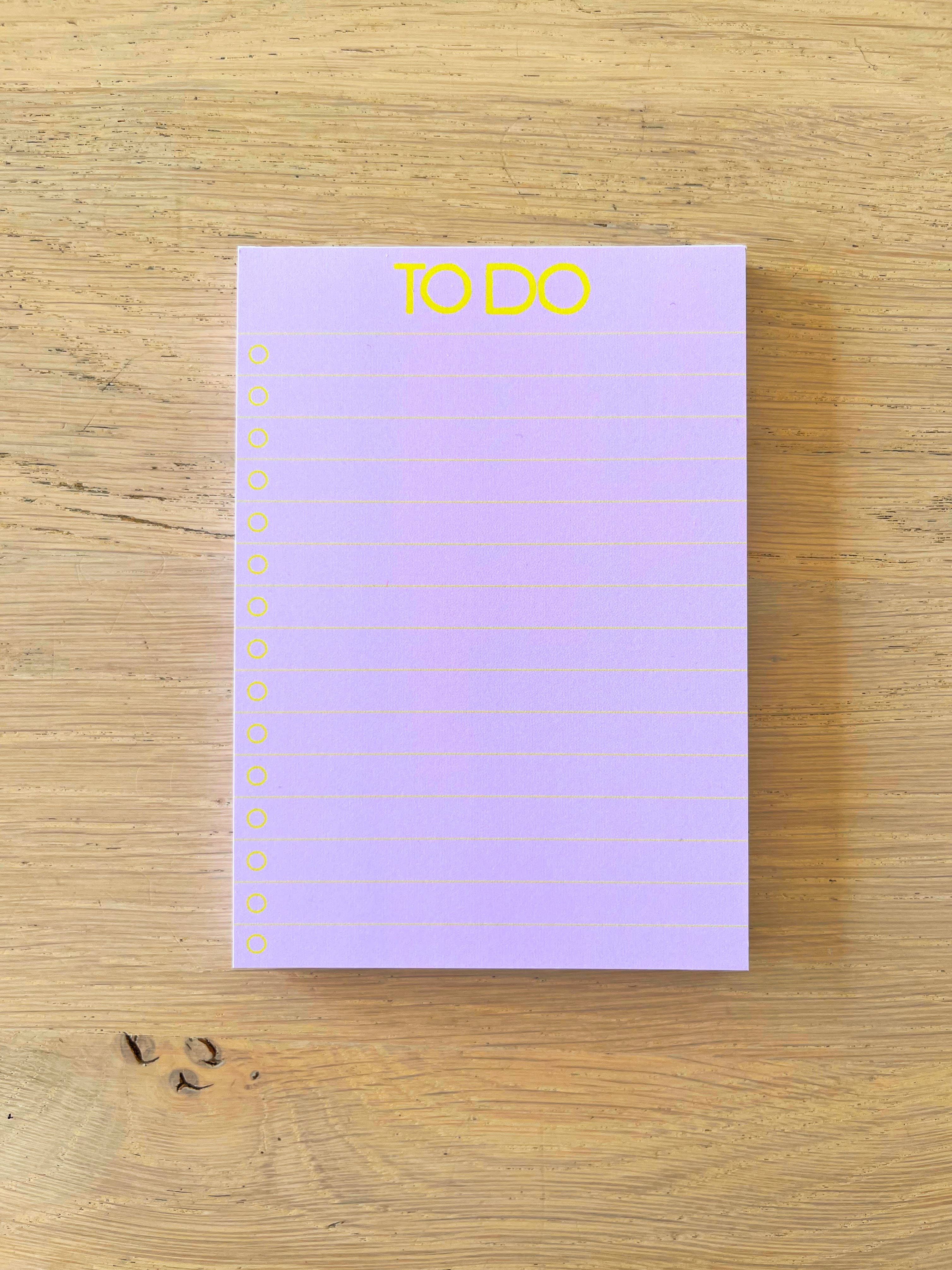 Madeleine Sywulak US - Wholesale Notepad - To Do Notepad2