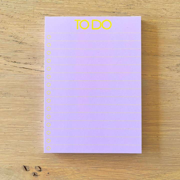Madeleine Sywulak US - Wholesale Notepad - To Do Notepad2