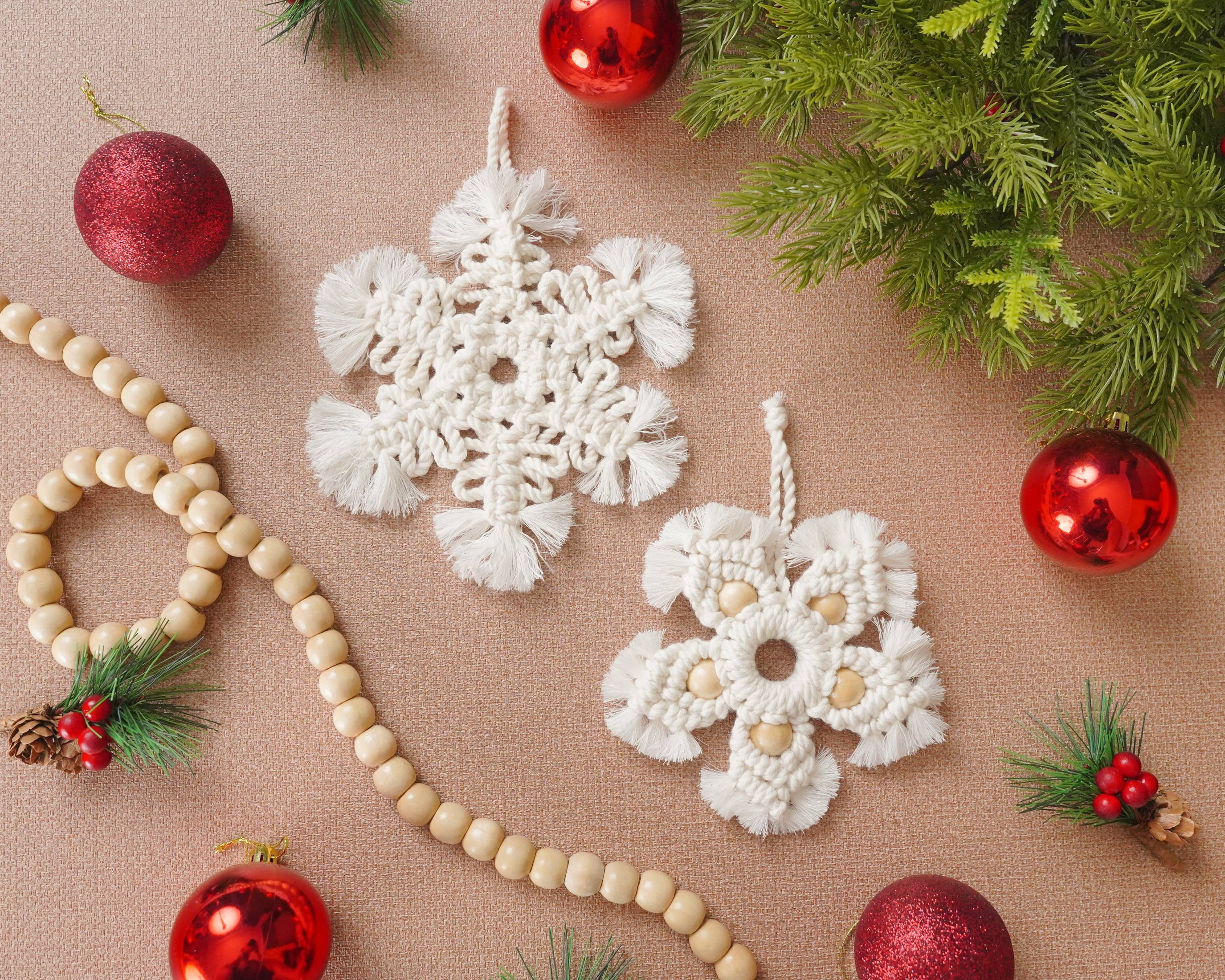 BeanDaikon - Wholesale Ornament Set - Christmas Snowflakes Ornament - X546