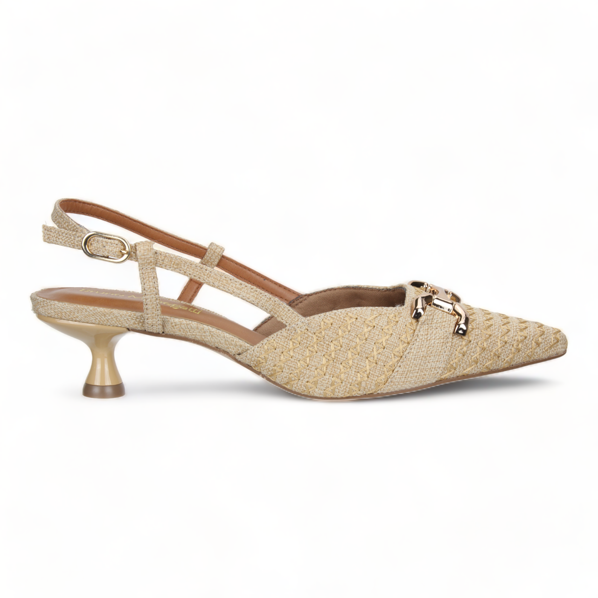 Bruno Menegatti - Wholesale Low Heels - Women's - Jadore Slingback Pump - Canvas 3760100