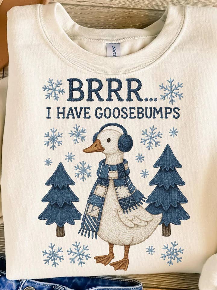 Brr, ich habe Gänsehaut Großhandel Sweatshirt für den Großhandel von Wills Creek Designs