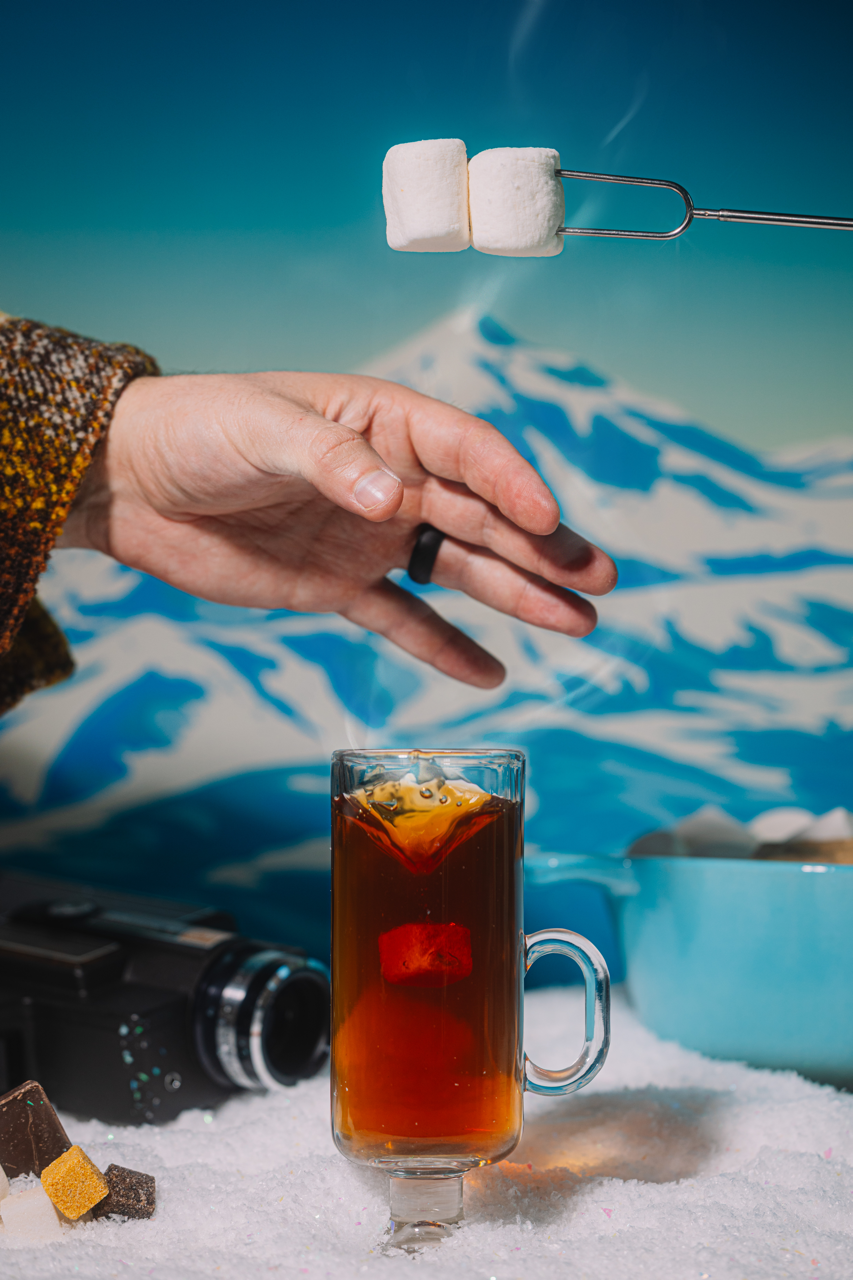 TEASPRESSA | LUXE Mixer Cube - Wholesale DIY drink kit - Apres Ski - S'Mores Rum Toddy Kit1