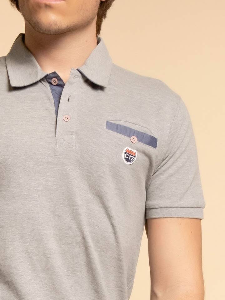 LES GRENOUILLES DU MARAIS – Polo - Homem por atacado – Camisa Polo C17 Código C 0232