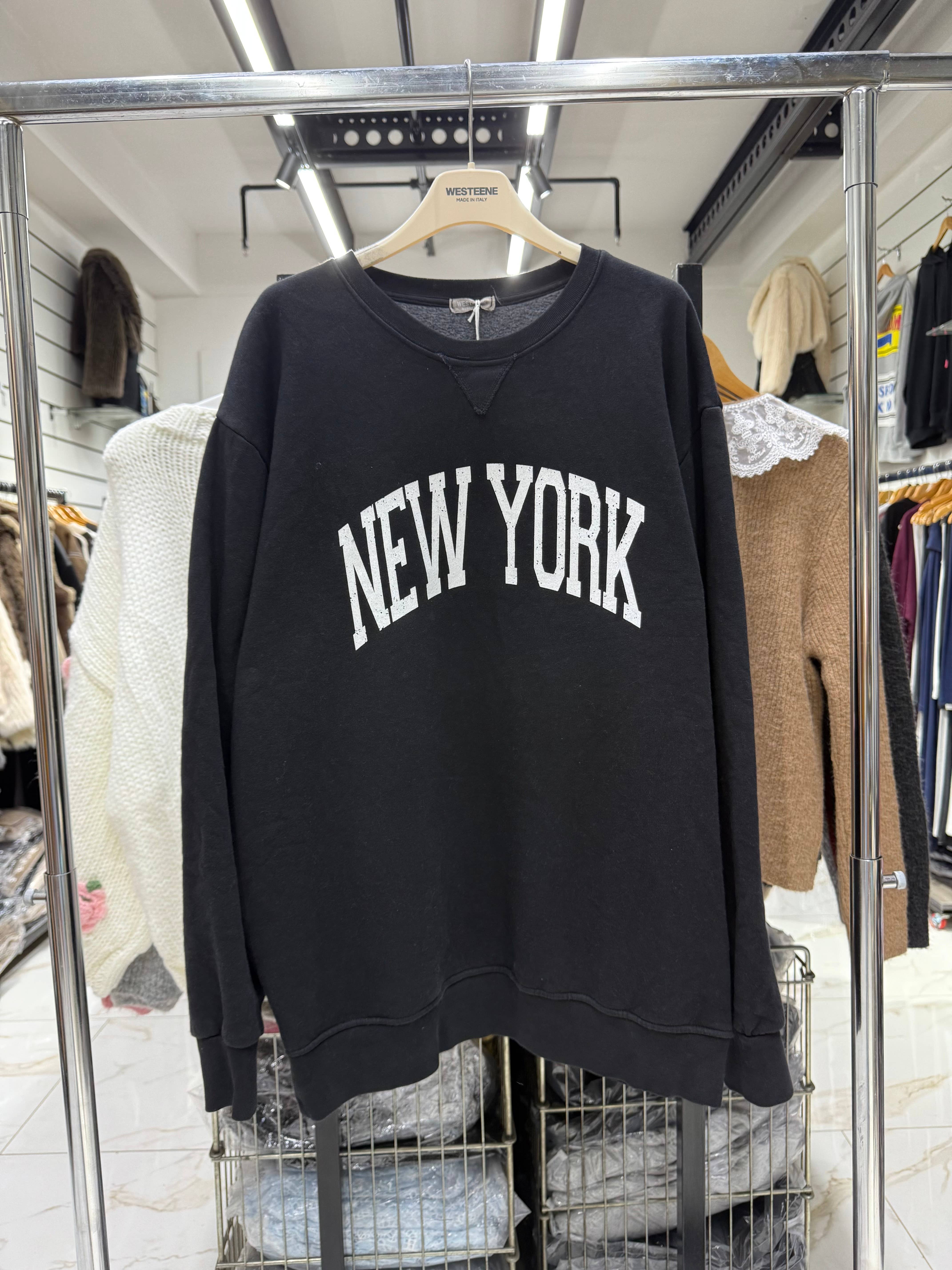 Chilli Girl Collection - Wholesale Sweatshirt - Women's - Round neckline New York fleeced Sweatshirt2