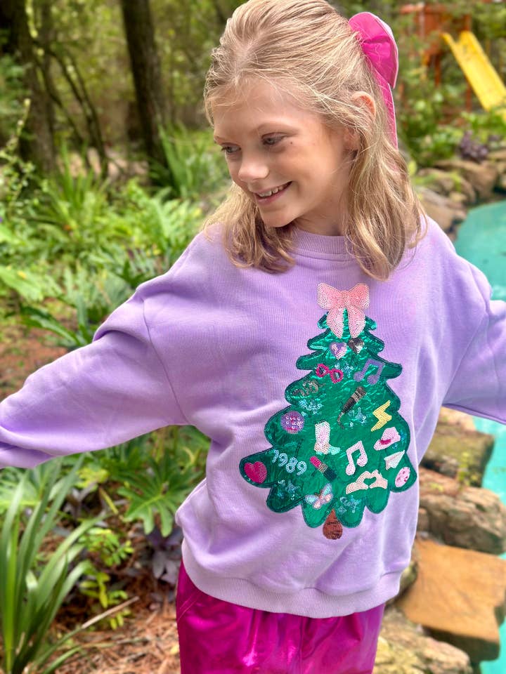 Froux-Froux Frog - Wholesale Sweatshirt - Kids - Swiftmas Tree
