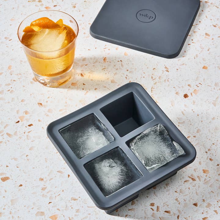 W&P - Wholesale Ice Tray/Mold - Extra Large XL Cocktail Cube Silicone Ice Tray2