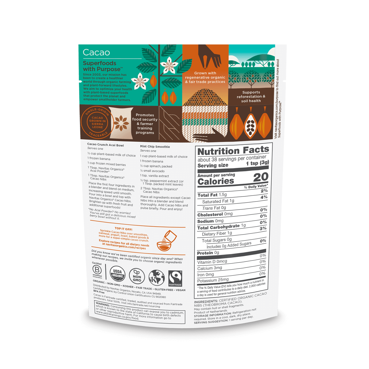 Navitas Organics - Wholesale Chocolate - Cacao Nibs1