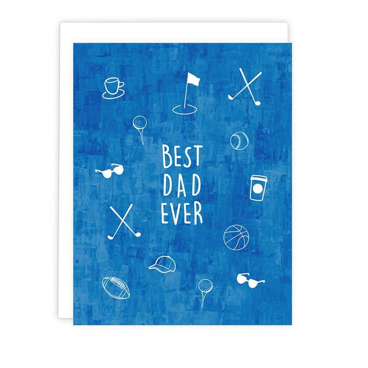 Best Dad Ever Card for wholesale by 7th & Palm
