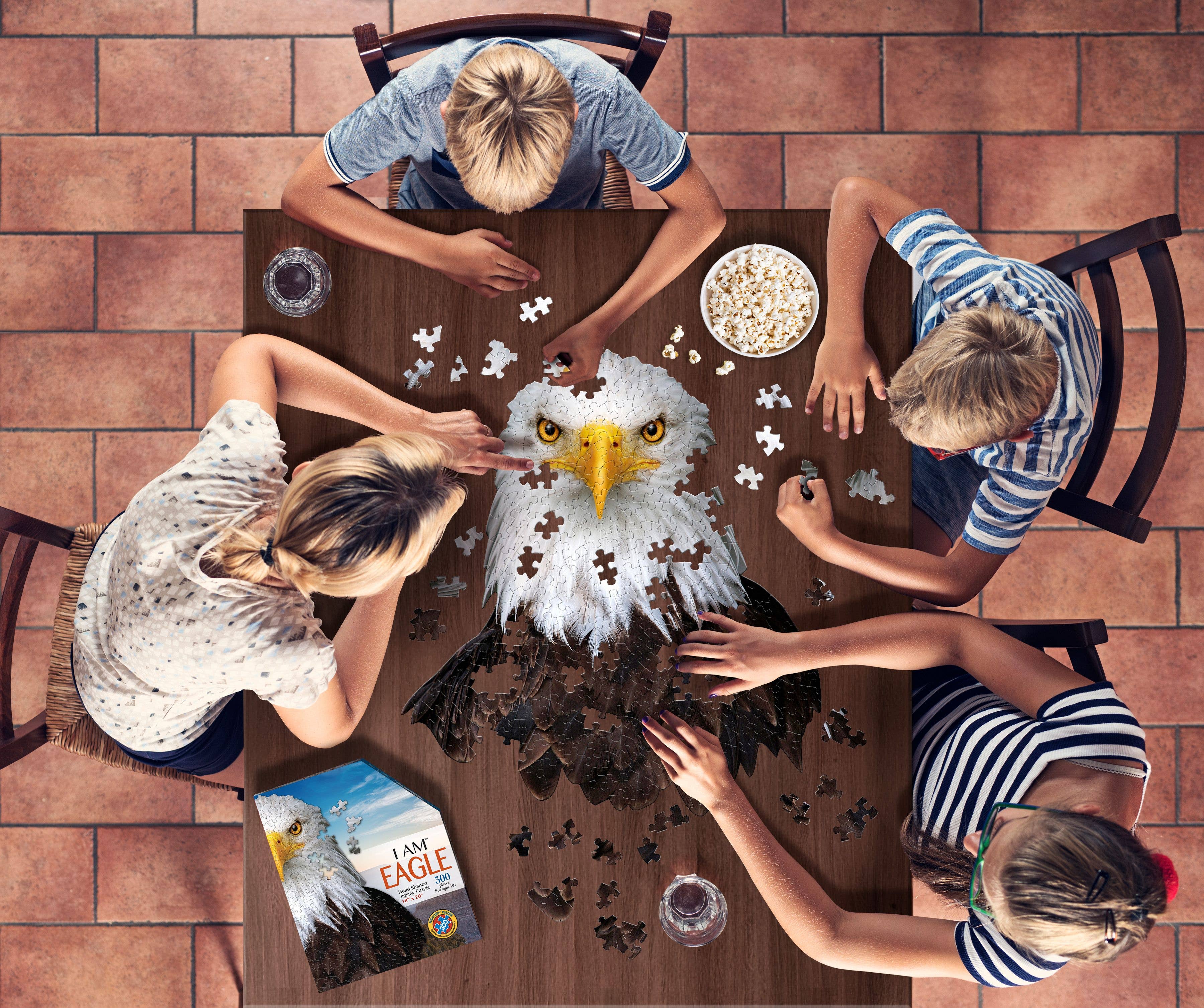 Madd Capp Games & Puzzles - Wholesale Puzzle - Adult - I AM Eagle 300 piece jigsaw puzzle - gift4
