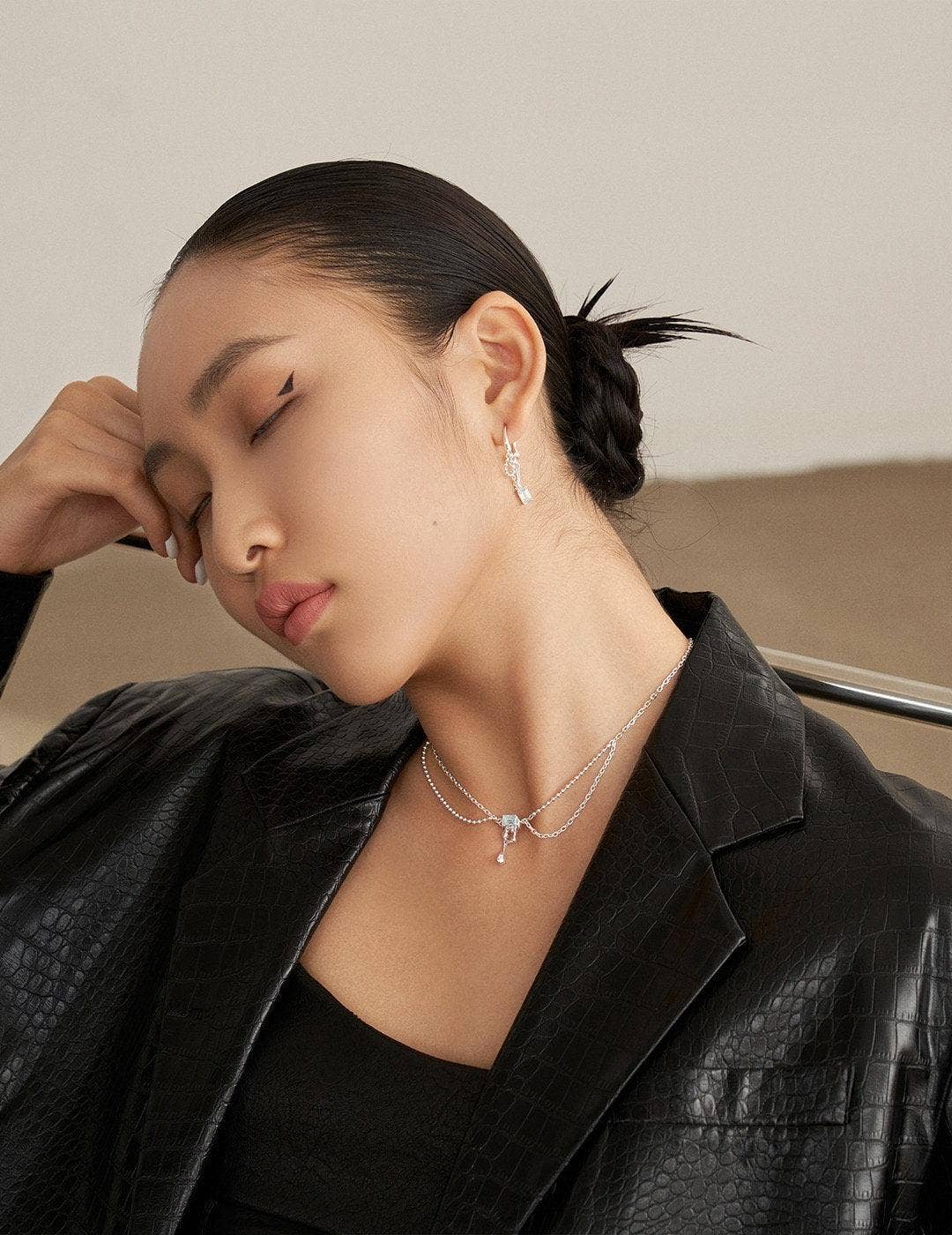 ZEN&CO Studio - Wholesale Jewelry Set - TIFFANY Blue topaz jewelry set necklace ring and earrings5